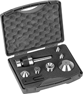 Image of Product. Front orientation. Lathe Centers. Interchangeable Point Lathe Center Sets, Live Lathe Center.