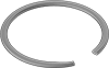 Spiral External Retaining Rings