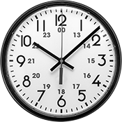 Image of Product. Front orientation. Clocks. Clocks, Style C.