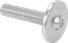 Aluminum Oversized-Flange Button Head Hex-Drive Screws