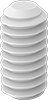 Plastic Flat-Tip Set Screws