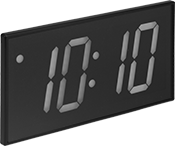 Image of Product. Front orientation. Clocks. Digital Clocks, Style E.