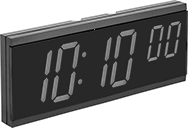 Image of Product. Front orientation. Clocks. Digital Clocks, Style F.