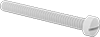 Plastic Fillister Head Slotted Screws