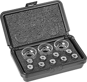 Image of Product. Kit. Front orientation. Drill Bit Guides. Handheld Drill Bit Guides, For Removable Drill Bushings, Kits.