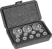 Image of Product. Kit. Front orientation. Drill Bit Guides. Handheld Drill Bit Guides, For Threaded Drill Bushings, Kits.