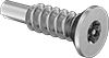 Tamper-Resistant Flat Head Drilling Screws for Metal