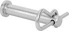 Image of ProductInUse. Front orientation. Cotter Pins. Cross-Leg Hairpin Cotter Pins.