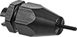 Image of Product. Additional Nosepiece Assemblies. Front orientation. Rivet Nut Tool Accessories and Replacement Parts. Single-Size Air-Powered Rivet Nut Tools, Hex Drive, Mandrel, Bearing Set, Nose Cone.