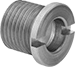 Image of Product. Front orientation. Quick-Release Pin Receptacles. Thread-In Quick-Release Pin Receptacles.