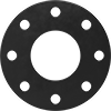 Chemical-Resistant Viton Fluoroelastomer Pipe Gaskets with Bolt Holes