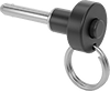 Knob-Grip Locking Quick-Release Pins