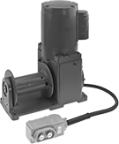 Image of Product. Style C. Front orientation. Winches. Heavy Duty Electric Winches for Wire Rope—For Lifting, Enclosed Gears, Style C.
