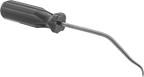 Image of Product. Front orientation. Picks. Deep-Offset-End Picks, Multiangle Tip, Screwdriver Handle.