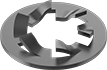 Image of Product. Front orientation. Push Nuts. Round Push Nuts.