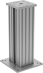 Image of Product. Front orientation. Robot Pedestals. T-Slotted Collaborative Robot Pedestals, Stationary Pedestals.