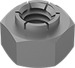 Image of Product. Front orientation. Locknuts. Flex-Top Locknuts for Heavy Vibration.