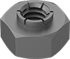 Heavy-Profile Flex-Top Locknuts for Heavy Vibration