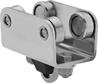 Image of Product. Front orientation. Door Tracks and Fittings. Corrosion-Resistant I-Beam Roller Tracks for Doors and Curtains, Hangers with Loop.