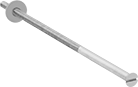 Image of Product. Front orientation. Door Tracks and Fittings. Corrosion-Resistant I-Beam Roller Tracks for Doors and Curtains, Track Mounting Bolts.