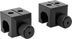 Image of Product. Front orientation. Pick-and-Place Gripper Positioning Slides. Robot-Ready Air-Powered Pick-and-Place Grippers.