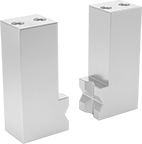 Image of Product. Front orientation. Pick-and-Place Gripper Fingers. Robot-Ready Electric Pick-and-Place Grippers.