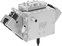 Image of Product. Front orientation. Pick-and-Place Grippers. Robot-Ready Air-Powered Pick-and-Place Grippers, Dual Grippers.