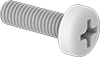 Plastic Pan Head Phillips Screws