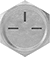 Image of Specification. Front orientation. SAE Grade 5.1.