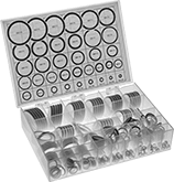 Image of Product. Front orientation. Backup Rings. PTFE Backup Ring Assortments.