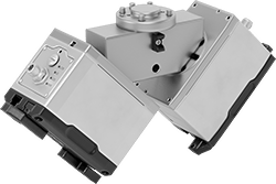 Image of Product. Front orientation. Pick-and-Place Grippers. Robot-Ready Electric Pick-and-Place Grippers, Dual Grippers.