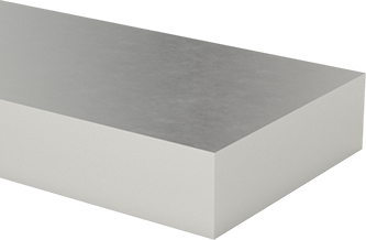 Image of Product. Front orientation. Tight-Tolerance Oil-Hardening O1 Tool Steel Bar, 6 mm Thick, 20 mm Wide, 3 Feet Long.