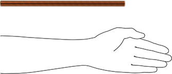 Image of Product. Side1 orientation. Contains SizingReference. Bronze Threaded Rod, 5/8"-11 Thread Size, 1 Foot Long.