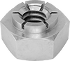 Heavy-Profile Flex-Top Locknuts for Heavy Vibration