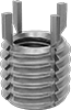 Mil.-Spec. Key-Locking Threaded Inserts For Soft Metal