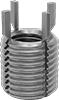 Mil.-Spec. Key-Locking Threaded Inserts For Soft Metal