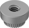 Steel Press-Fit Nuts for Soft Metal and Plastic