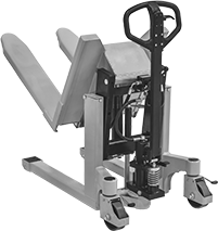 Image of Product. Front orientation. Pallet Trucks. Lift-and-Tilt Pallet Trucks.