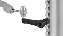 Image of ProductInUse. Front orientation. Impact Wrenches. Striking Square Drive Impact Wrenches.