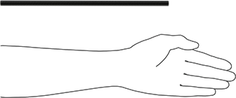 Image of Product. Side1 orientation. Contains SizingReference. Grade B7 Medium-Strength Steel Threaded Rod, Fine-Thread, M10 x 1 mm Thread, 300 mm Long.