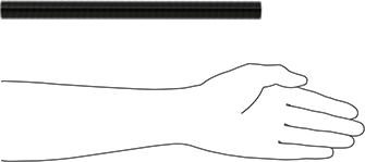 Image of Product. Side1 orientation. Contains SizingReference. Grade B7 Medium-Strength Steel Threaded Rod, Fine-Thread, M22 x 1.5 mm Thread, 300 mm Long.