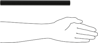 Image of Product. Side1 orientation. Contains SizingReference. Grade B7 Medium-Strength Steel Threaded Rod, Fine-Thread, M24 x 2 mm Thread, 300 mm Long.