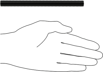 Image of Product. Side1 orientation. Contains SizingReference. Grade B7 Medium-Strength Steel Threaded Rod, Fine-Thread, M12 x 1.5 mm Thread, 150 mm Long.
