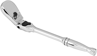 Image of Product. Back orientation. Sealed Flex-Head Ratchet Wrench, 1/4" Square Drive.