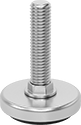 Image of Product. Front orientation. Leveling Mounts. Rigid Leveling Mounts with Threaded Stud, Style 2.