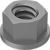 Mil. Spec. Low-Strength Steel Distorted-Thread Flange Locknuts