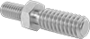 Inch-to-Inch Male Hex Thread Adapters