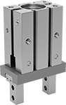 Image of Product. Front orientation. Pick-and-Place Grippers. Air-Powered Pick-and-Place Grippers, Single Acting.