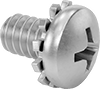 Stainless Steel Pan Head Phillips Screws with External-Tooth Lock Washer
