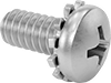 Stainless Steel Pan Head Phillips Screws with External-Tooth Lock Washer